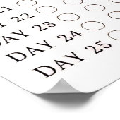 Soft 75 Challenge Habit Tracker ポスター (角)