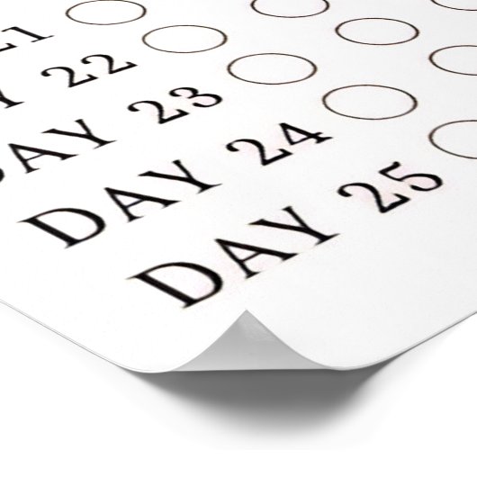 Soft 75 Challenge Habit Tracker ポスター (角)