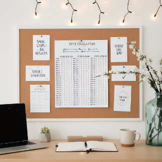 Soft 75 Challenge Habit Tracker ポスター