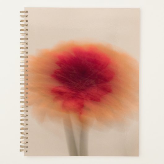 Soft Abstract Floral Planner プランナー手帳 (正面)