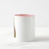 Soft Aesthetic Cat Meme and Coffee Lover Feminine  マグカップ (中央)