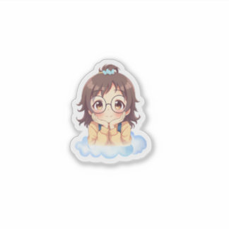 Soft Aesthetic Cute Kawaii Dreamy Girl Sticker シール