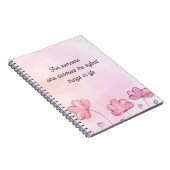 Soft Aesthetic Floral Notebook Cute Journal ノートブック (右側)