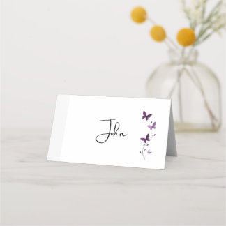 Soft And Decent Elegant Table Card プレイスカード