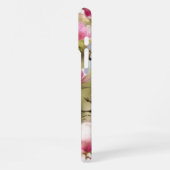 Soft and dreamy pink magnolias iPhoneケース (左側面)