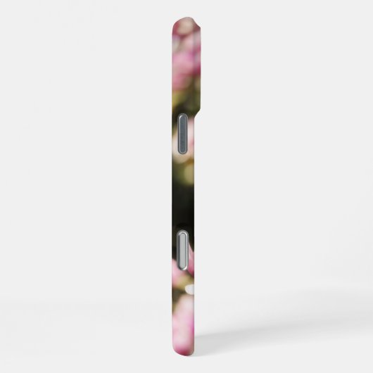 Soft and dreamy pink magnolias iPhoneケース (右側面)