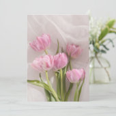 Soft and dreamy pink tulips シーズンカード (スタンド正面)