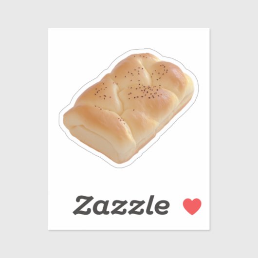 Soft and Fluffy Bread Loaf – Cozy Bakery Art シール (シート)