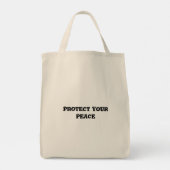 Soft and Selective - Cat Tote Bag Editable Quote トートバッグ (裏面)