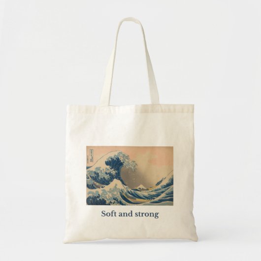 “Soft and Strong” Aesthetic Tote Bag トートバッグ (正面)