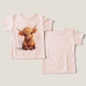Soft and Stylish Baby T-Shirt Featuring a Happy Co (デザイン正面&裏面)