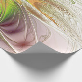 Soft and tenderness fractal fantasy flower ラッピングペーパー (角)