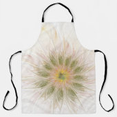 Soft and tenderness fractal fantasy flowers エプロン (正面)
