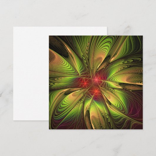 Soft and tenderness fractal fantasy flowers シーズンカード (正面/裏面)