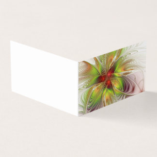 Soft and tenderness fractal fantasy flowers 名刺