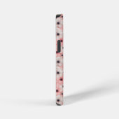 Soft Anemone Bloom ✨ Pink White Floral Elegance iPhoneケース (右側面)