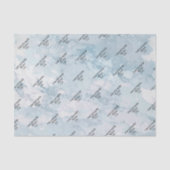 Soft Ash Blue Marble 薄葉紙 (正面)