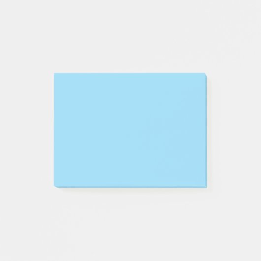 Soft Baby Blue Post-it Notes for Notes and Reminde ポストイット (正面)