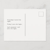 Soft beach grass, uplifting light message ポストカード (裏面)