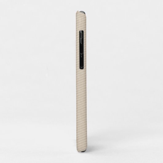 Soft Beige Herringbone Pattern  Case-Mate iPhoneケース (裏面/左)