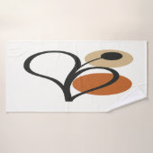 Soft Bloom Contemporary Botanical  バスタオル (バスタオル)