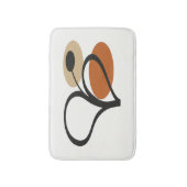 Soft Bloom Contemporary Botanical  バスマット (正面縦)