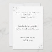 Soft Bloom Elegance Bridal Shower invitation card 招待状 (正面)