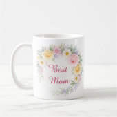 Soft Blooms for Mom コーヒーマグカップ (左)