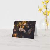 Soft blooms in moody light, Sympathy カード (黄色い花)