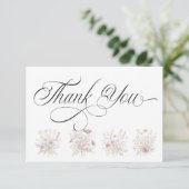 Soft Blooms Spring Floral Thank You Card サンキューカード (スタンド正面)