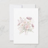 Soft Blooms Spring Floral Thank You Card サンキューカード (裏面)