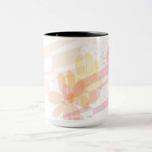 Soft Blossom Pattern Mug マグカップ (中央)