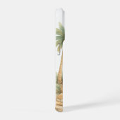 Soft Blue Beach Serenity Minimal Elegant Coastal  iPhoneケース (右側面)