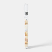 Soft Blue Beach Serenity Minimal Elegant Coastal  iPhoneケース (左側面)