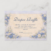 Soft Blue Blueberry Diapper Raffle エンクロージャーカード (正面)