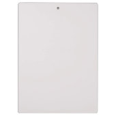 Soft Blue Daily Planner with Mood & Water Track クリップボード (裏面)