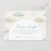 Soft Blue Dino Diapper Raffle エンクロージャーカード (正面)