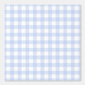 Soft Blue Gingham Check Wallpaper 壁紙 (正面)