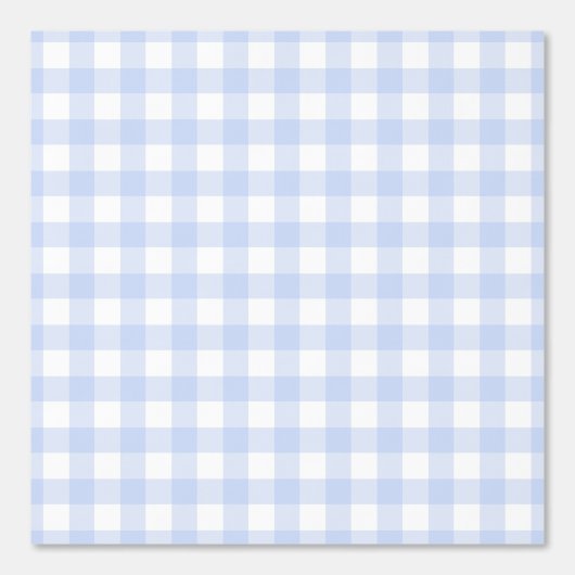 Soft Blue Gingham Check Wallpaper 壁紙 (正面)