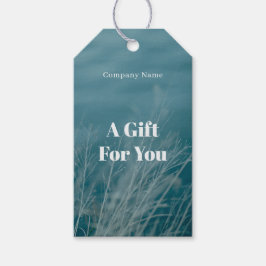Soft blue ocean themed ギフトタグ