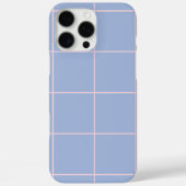 Soft Blue & Pink Grid Pattern Case-Mate iPhoneケース (裏面)