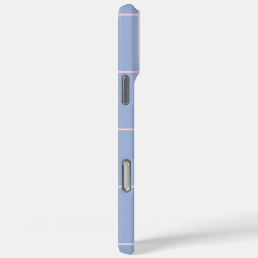 Soft Blue & Pink Grid Pattern Case-Mate iPhoneケース (裏面 / 右)