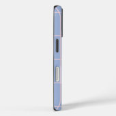Soft Blue & Pink Grid Pattern Case-Mate iPhoneケース (裏面 / 右)