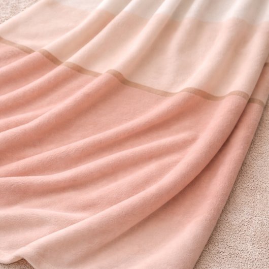 Soft Blush Ombre Fleece Blanket フリースブランケット
