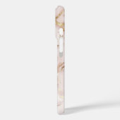 Soft Blush Pink & Liquid Gold Marble Case | iPhone Case-Mate iPhoneケース (裏面 / 左)