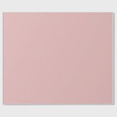Soft Blush Pink Solid ラッピングペーパー (フラット)