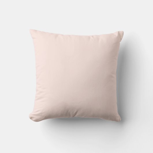 Soft Blush Solid Woodland Nursery Pillow クッション (正面)