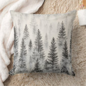 Soft Blush Winter Wonderland Pillow クッション (ブランケット)