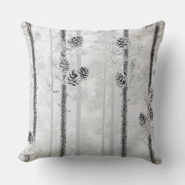 Soft Blush Winter Wonderland Pillow クッション