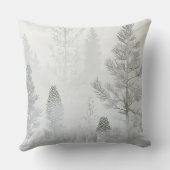 Soft Blush Winter Wonderland Pillow クッション (裏面)